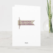 缶の友人の誕生日ミイラの花束 カード (裏面)