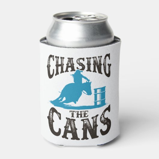 缶を追いかけるバレルレース 缶クーラー (缶正面)