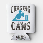 缶を追いかけるバレルレース 缶クーラー (裏面)