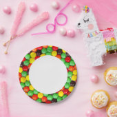 缶カラフル ペーパープレート (パーティー)