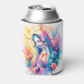 缶クーラー |お嬢祈さん |パステルの水彩 (缶裏面)