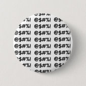 @$#%! 缶バッジ (正面)