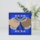 缶ビールのパーティの招待状を焼くこと 招待状 (スタンド正面)