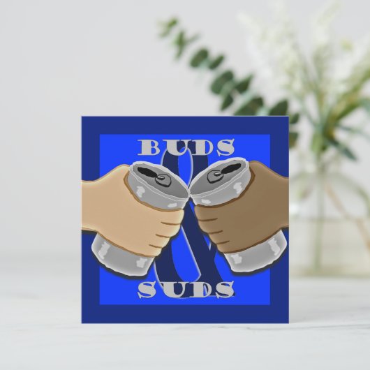 缶ビールのパーティの招待状を焼くこと 招待状 (スタンド正面)