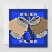 缶ビールのパーティの招待状を焼くこと 招待状 (正面)