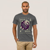 缶ビールの円錐形の上のコレクター Tシャツ (正面フル)