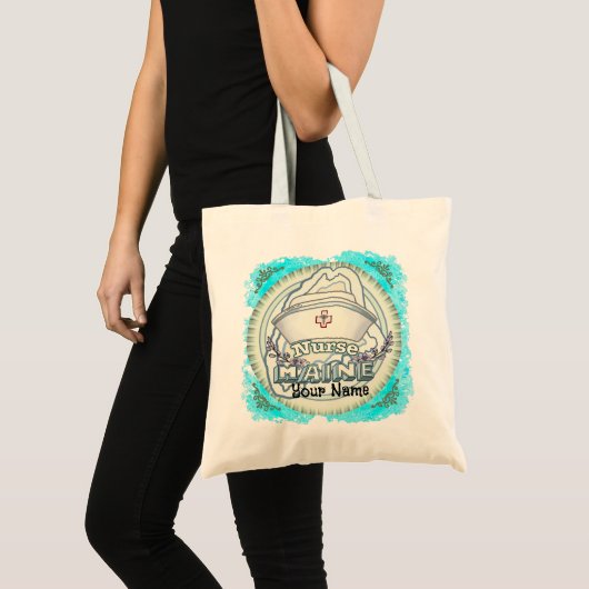 缶メイド・ナース トートバッグ (正面(商品))