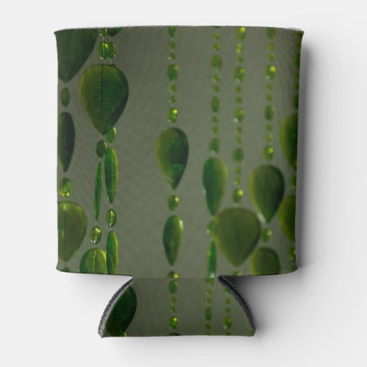 缶冷却器の上の緑の結晶 缶クーラー (正面)