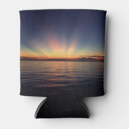 缶冷却器の日没の光 缶クーラー