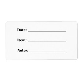 缶詰および食品保管ラベル ラベル