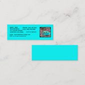 缶詰にされたハムのヴィンテージ旅行トレーラーのプロフィールカード! スキニー名刺 (正面/裏面)