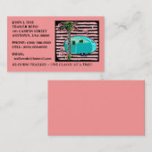 缶詰にされたハムのヴィンテージ旅行トレーラーの名刺! 名刺 (正面/裏面)