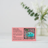 缶詰にされたハムのヴィンテージ旅行トレーラーの名刺! 名刺 (スタンド正面)