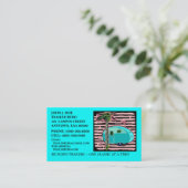 缶詰にされたハムのヴィンテージ旅行トレーラーの名刺! 名刺 (スタンド正面)