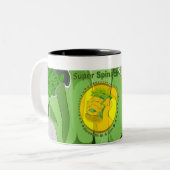 缶詰になる極度のほうれんそう ツートーンマグカップ (正面左)