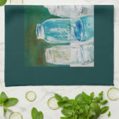 缶詰になる瓶の台所タオル キッチンタオル (折り畳み)