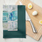 缶詰になる瓶の台所タオル キッチンタオル (四つ折り)