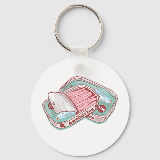 缶詰のアンチョビ キーホルダー (正面)