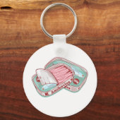 缶詰のアンチョビ キーホルダー (正面)