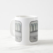 缶詰のイワシ コーヒーマグカップ (正面左)