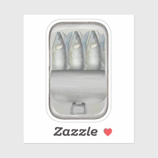 缶詰のイワシ シール (シート)