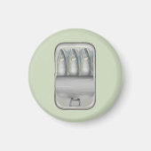 缶詰のイワシ マグネット (正面)