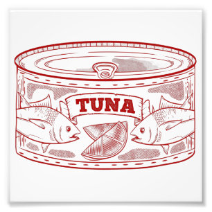 缶詰のマグロ フォトプリント