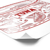 缶詰のマグロ フォトプリント            (角)