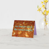 缶詰のラビオリはロマンチック カード (黄色い花)