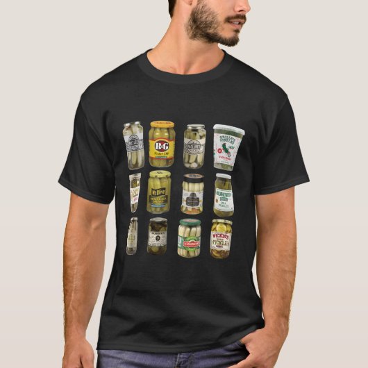 缶詰の漬物 Tシャツ (正面)