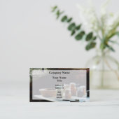 缶詰の野菜カラフル瓶 名刺 (スタンド正面)