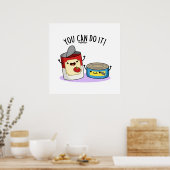 缶詰の食べおもしろい物パンだ ポスター (キッチン)