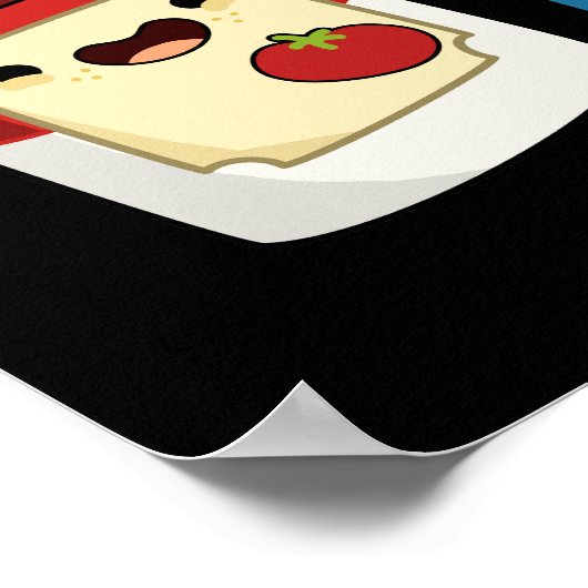 缶詰の食べおもしろい物プンダークBG ポスター (角)