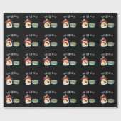 缶詰の食べおもしろい物プンダークBG ラッピングペーパー (フラット)