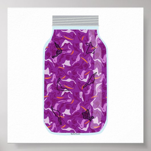 缶詰の食べ物 – Picked Coleslaw ポスター (正面)