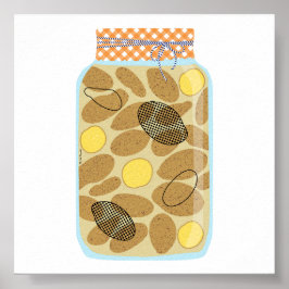 缶詰の食品 – ジャガイモ ポスター