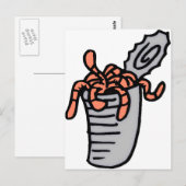 缶詰の餌 ポストカード (正面/裏面)