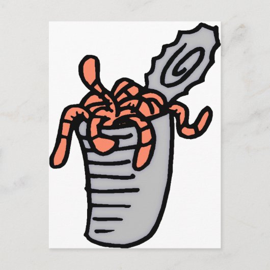 缶詰の餌 ポストカード (正面)