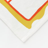 缶詰の魚 フリースブランケット (角)