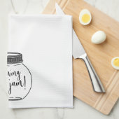 缶詰は私のジャムジャー缶詰シーズンキッチンタオル キッチンタオル (四つ折り)