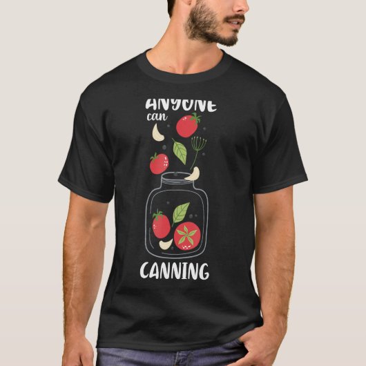 缶詰は誰でも缶詰 Tシャツ (正面)
