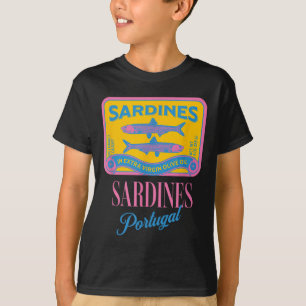 缶詰めの魚 缶詰めのイワシ 缶詰めの魚 ポルトガル イタリア Tシャツ