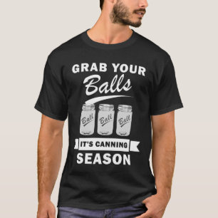 缶詰めシーズン到来だ、やるぞ!面白いジョーク Tシャツ