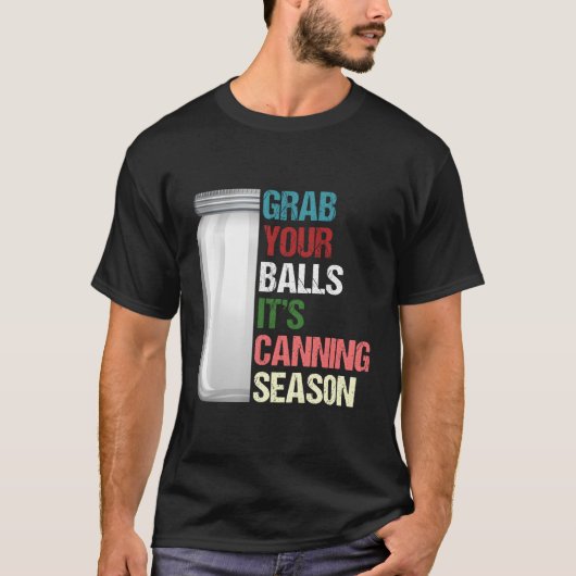 缶詰シーズンホームステーダージャームキャニングパン Tシャツ (正面)
