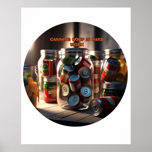 缶詰スープは懸命 ポスター (正面)