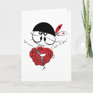 缶詰ダンサーの女の子 カード