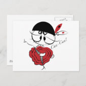 缶詰ダンサーの女の子 ポストカード (正面/裏面)