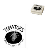 缶詰トマト野菜缶詰 ラバースタンプ (押印)