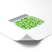 缶詰フード – エンドウ ポスター (角)