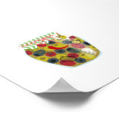 缶詰フード – オリーブ ポスター (角)